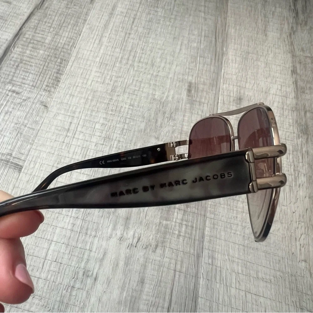 Marc by Marc Jacobs Aviator Sunglasses Tortoise Shell Rose Gold MMJ O64/S
